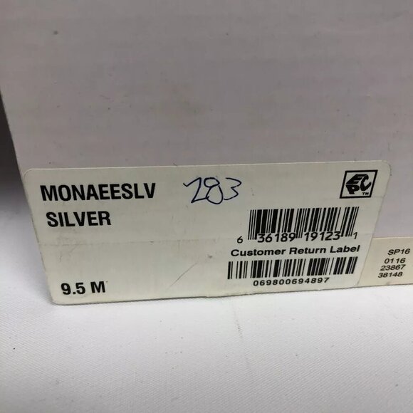 Style Co Monaee Pumps Silver 9.5M - Picture 6 of 6